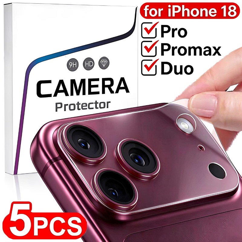 Hydrogel Screen Protector - 1-5 buah pelindung lensa kamera transparan