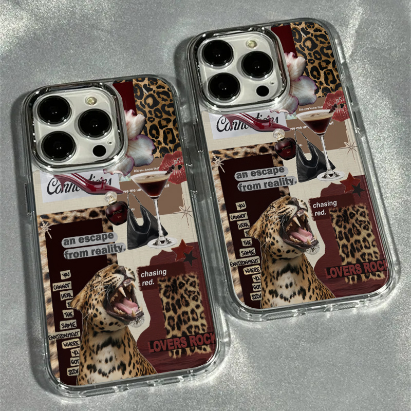 Apple Iphone 15 Pro Max - Casing Telepon dengan Desain Gelas Anggur