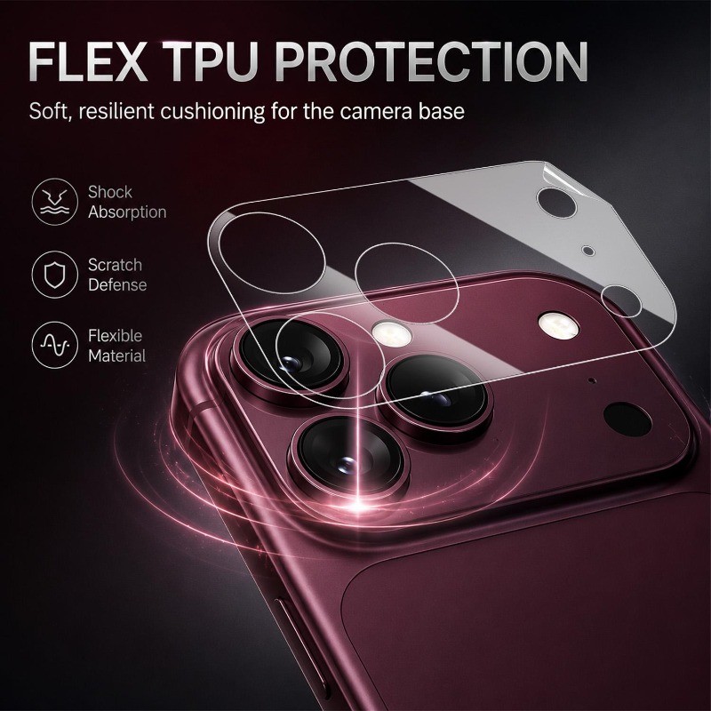 1-5 buah pelindung lensa kamer - Hydrogel Screen Protector ulasan dan harga