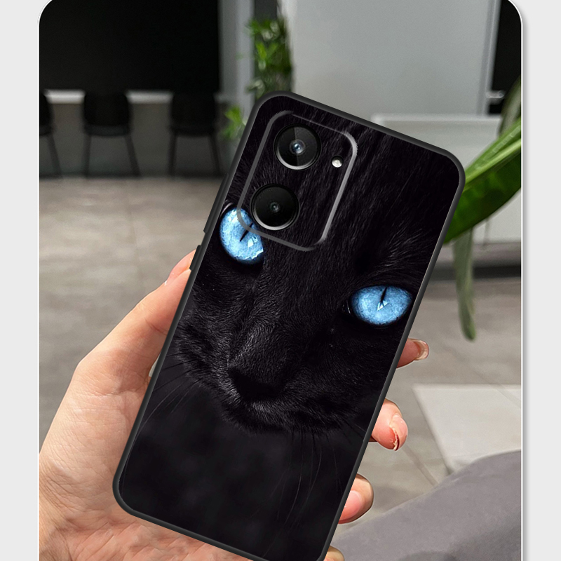 Casing dengan Gambar Kucing Hi - Realme C67 ulasan dan harga