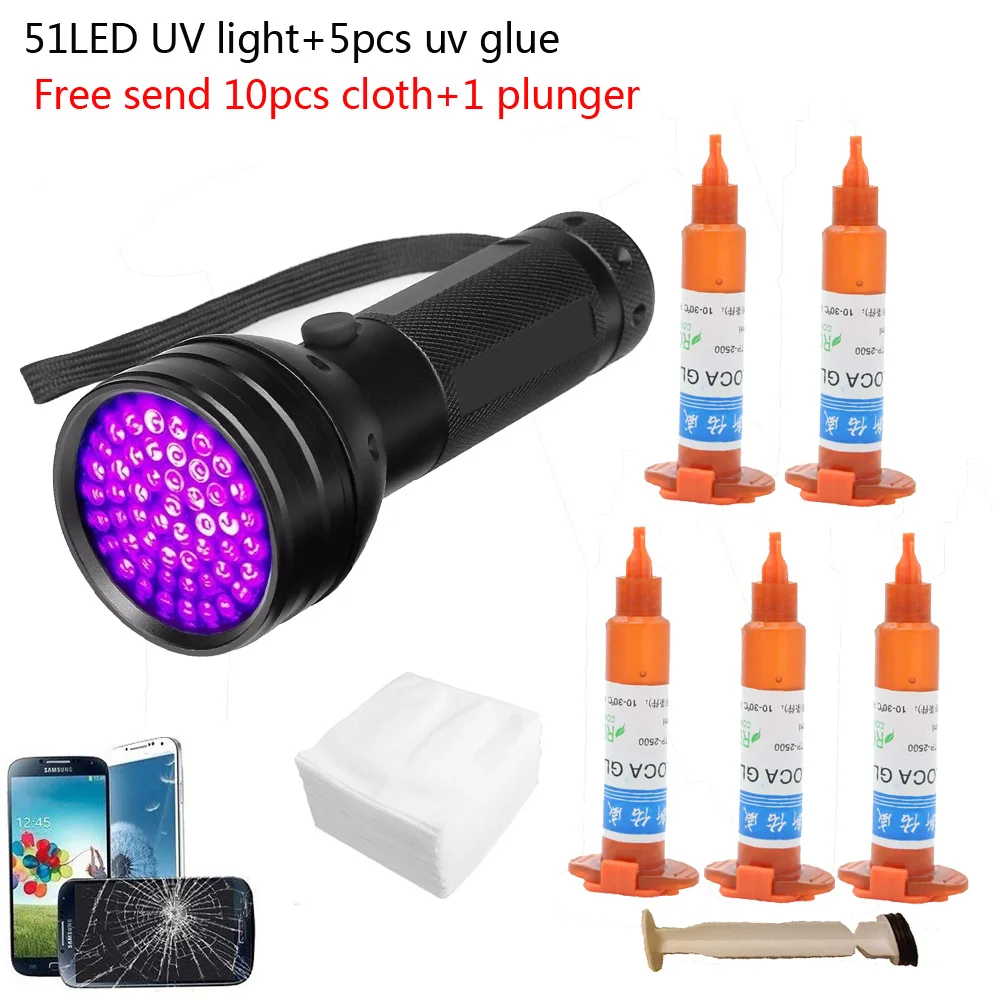 51 Lampu UV LED, 5 buah/paket, - Liquid Uv Glue Kit ulasan dan harga